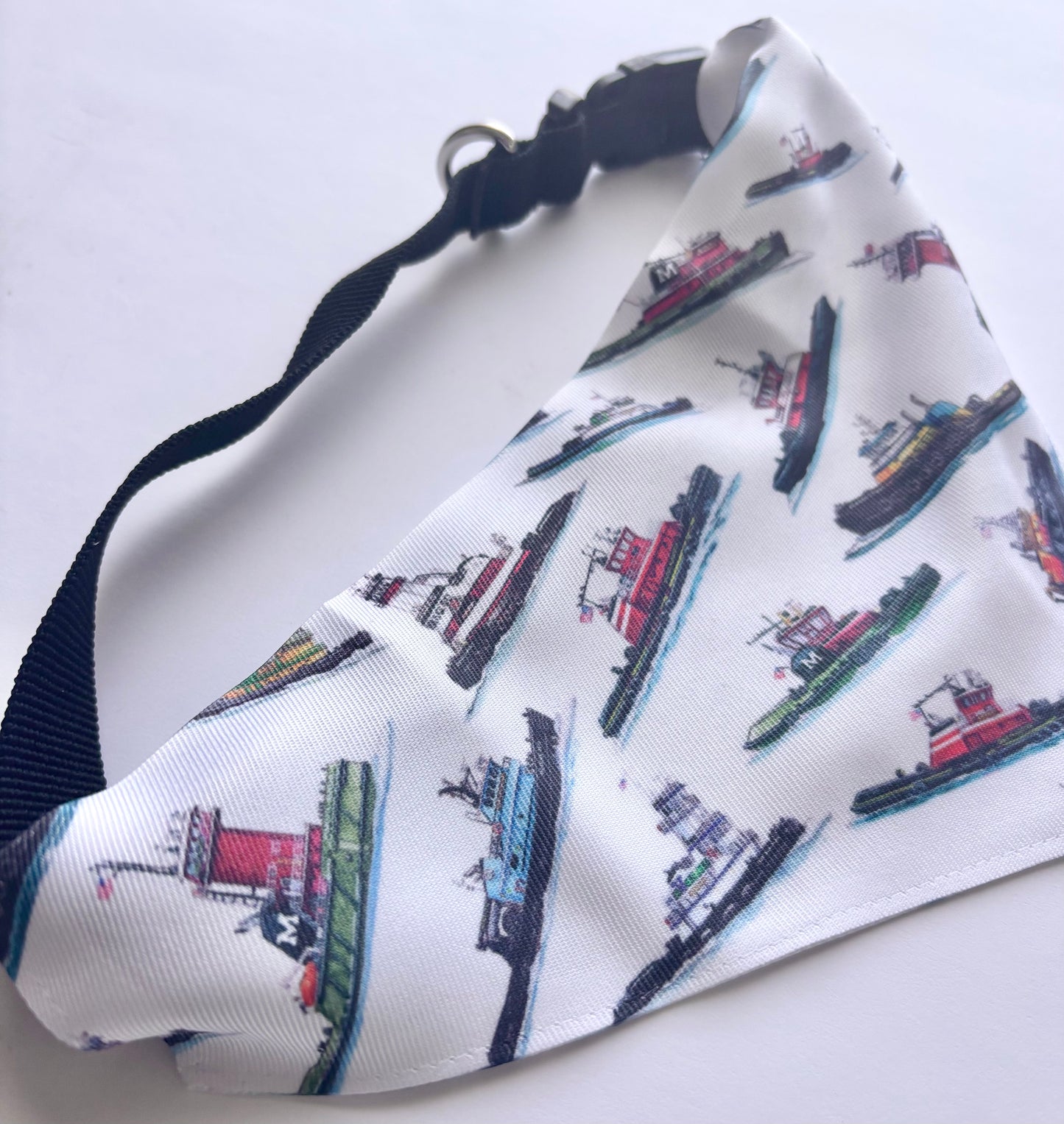 Tugboat Print Dog Bandana