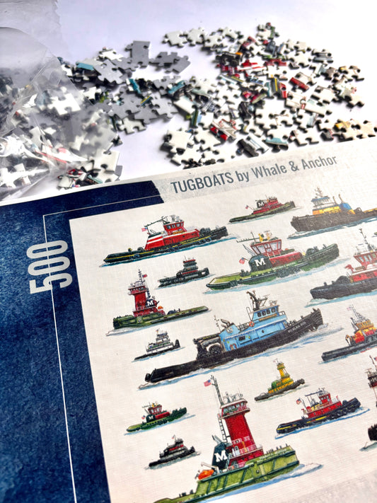 Tugboat Puzzle (500 Pieces)