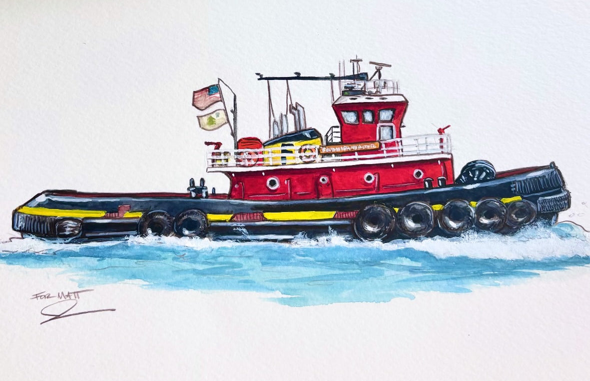 Tugboat Original Art Prints