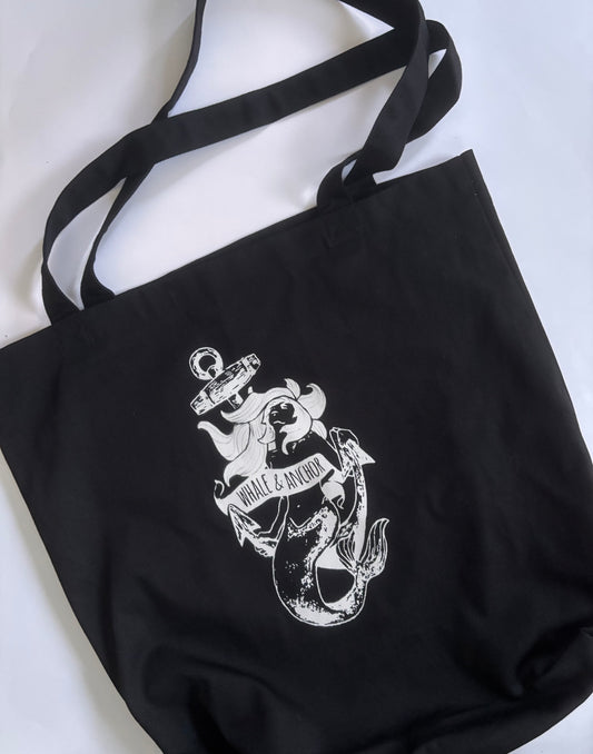 Whale & Anchor Logo Tote Bag