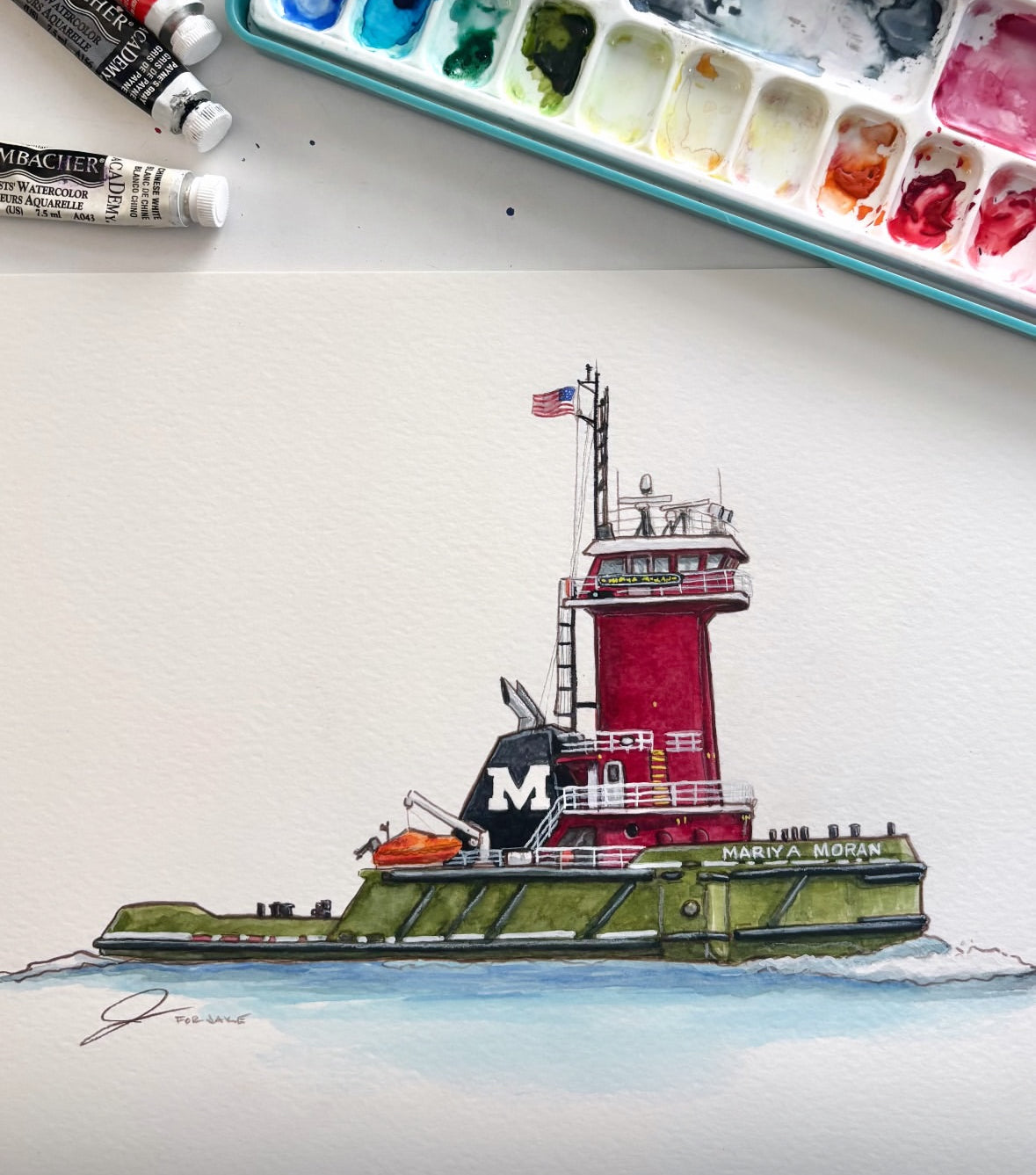 Tugboat Original Art Prints