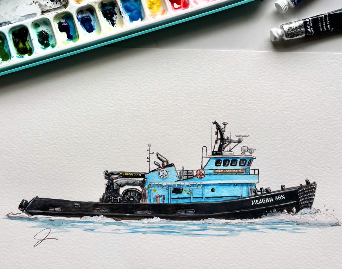 Tugboat Original Art Prints