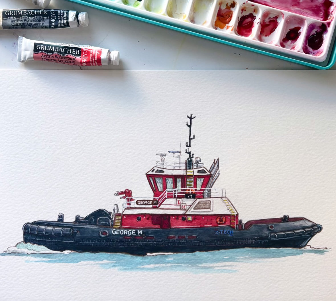 Tugboat Original Art Prints