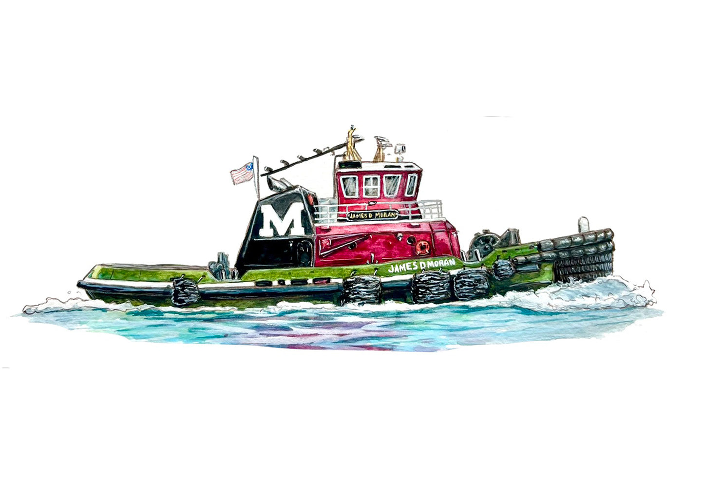 Tugboat Original Art Prints