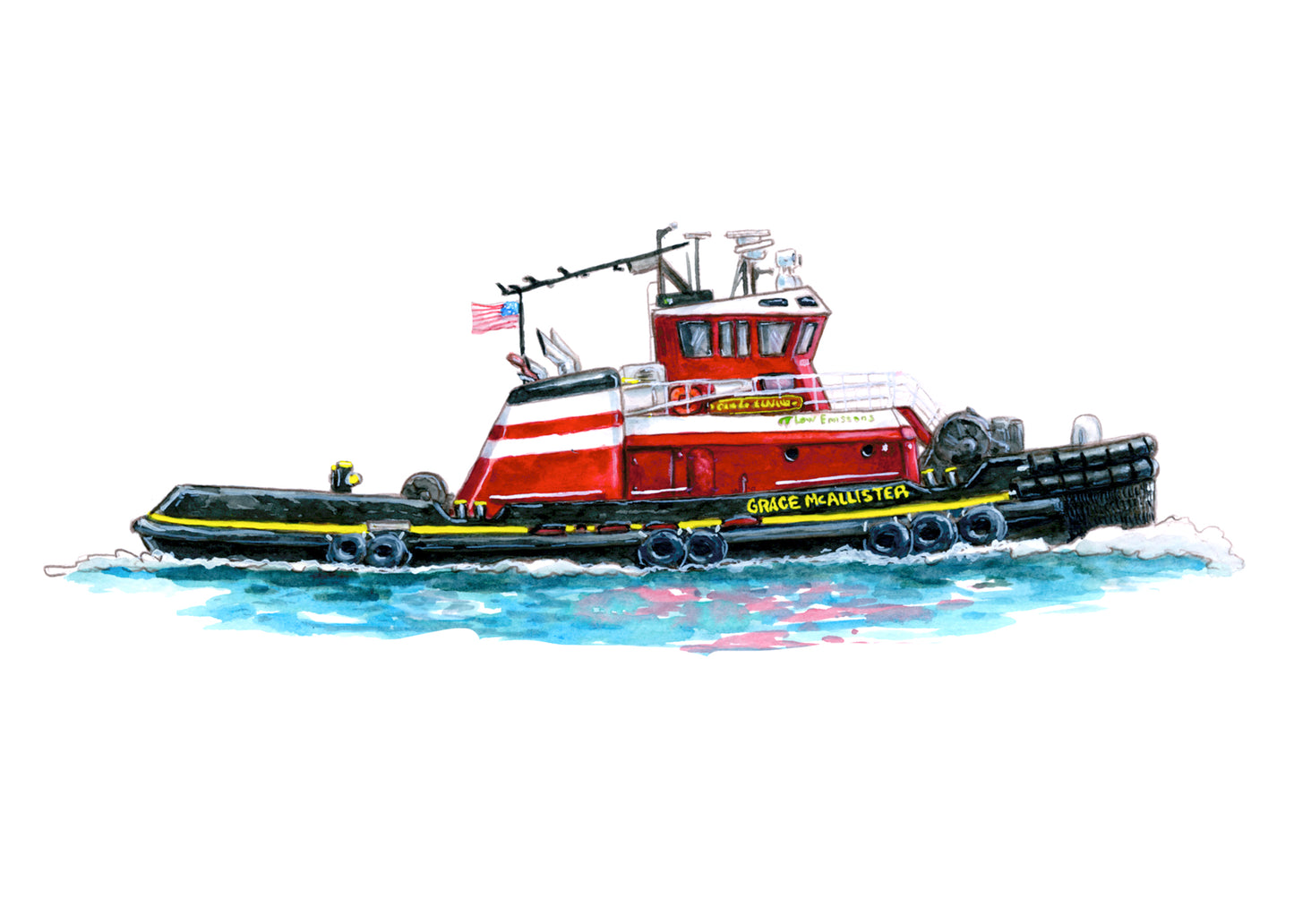 Tugboat Original Art Prints