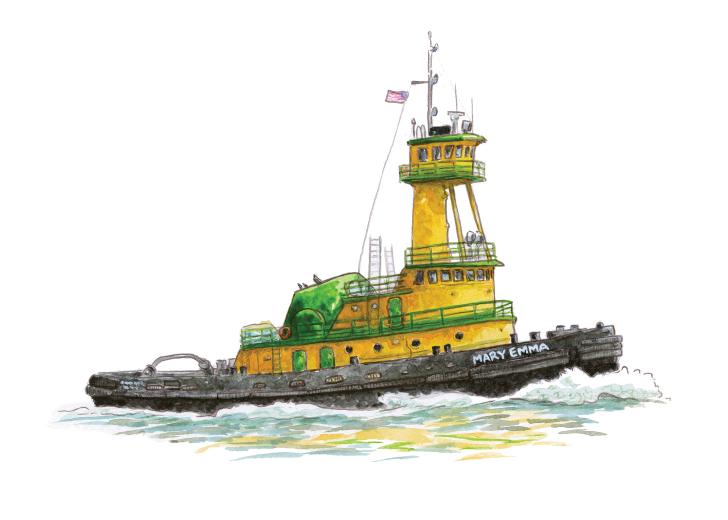 Tugboat Original Art Prints